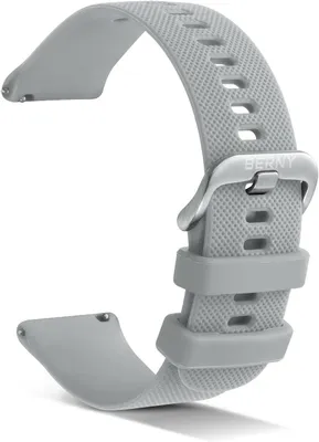 Image de Bracelet de montre en silicone, souple, de remplacement, 22 mm, pour hommes et femmes