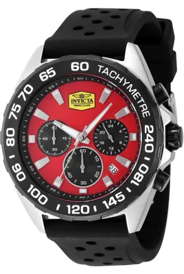 Immagine prodotto di Invicta Racing 47772 Orologio da Uomo - Movimento al Quarzo - Acciaio Inossidabile con Quadrante Rosso - 43 mm