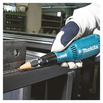 Produktbild von Makita Geradschleifer, Schleifen, Schwarz, Blau, 28000 OPM, AC, 240 W, 2,5 m