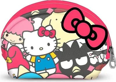 Produktbild von Hello Kitty Friends Geldbörse mit verstellbarem Riemen und Reißverschluss