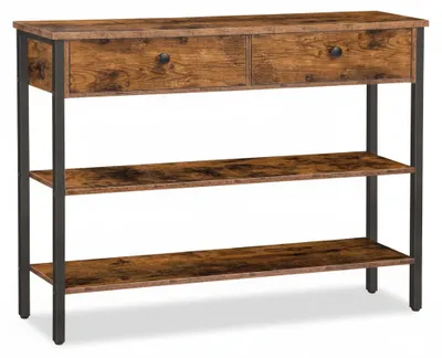 Produktbild von Dripio - Consoletafel - Mit 2 Schubladen - Holz und Metall, KI-generiertes Bild