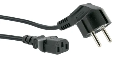 Zdjęcie produktu dla Schwaiger Schuko/C13 M/F 1.8m, 1,8 m, Wtyczka zasilająca typu F, C13 panel, 230 V