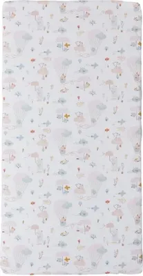 Produktbild von Reisebettmatratze TINEO Balloons, 120 x 60 x 4 cm, Weiß, Abnehmbarer Bezug, Mit Tragetasche