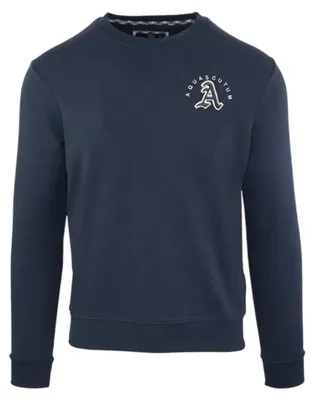 Produktbild von Aquascutum - Sweatshirt für Herren, Rundhalsausschnitt GT18089 (S) (Marine)