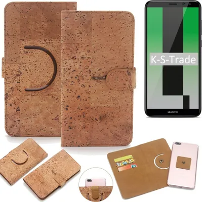 Produktbild von K-S-Trade Handy-Hülle Schutz-Hülle kompatibel mit Huawei Mate 10 Lite Handyhülle Schutzhülle Korkhülle Kork-Hülle 1x