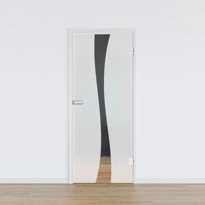 Produktbild von Pertura Glastür Komplettset Glera Breeze 709x2085x8 mm Rechts inkl. Beschlag Jonte Studio Business unverschließbar