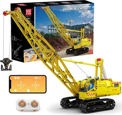 Produktbild von MK 17001 Technic Raupenkran RC 2.4GHz Bausatz Crawler-Kran 1205 Teile NEU