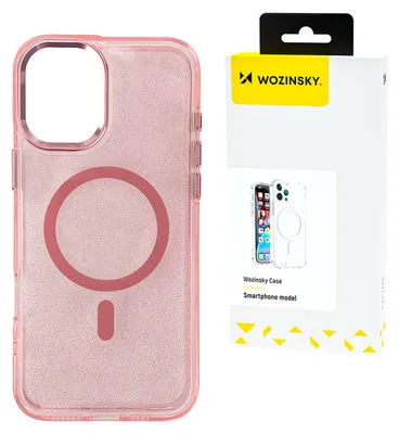 Immagine prodotto di Custodia Wozinsky Glitter per Samsung Galaxy S25 - Rosa con glitter