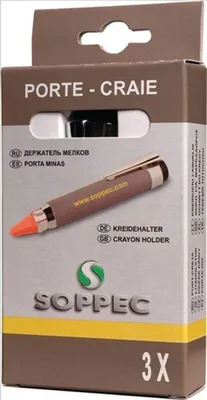 Productafbeelding van Krijthouder voor ronde of hoekige krijtjes, lengte 120 mm