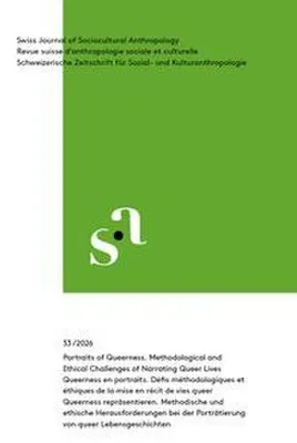 Obrázok produktu pre Schweizerische Zeitschrift für Sozial- und Kulturanthropologie