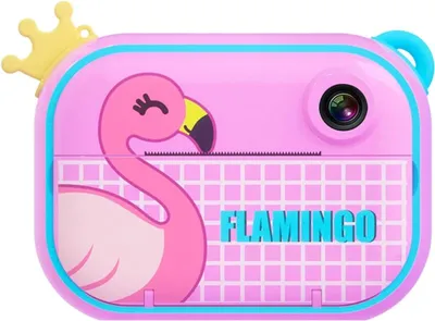 Produktbild von TechKidz, Kinder Digitalkamera Zoo Family Flamingo, Rosa