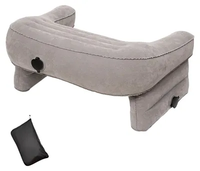 Produktbild von Verstellbares Lesekissen - Ergonomisches Rücken- und Sitzkissen - Armlehnen - Atmungsaktiv - Abnehmbar und waschbar - Für das Bett - Hellgrau