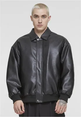 Immagine prodotto di Giacca bomber in ecopelle nera Urban Classics - taglia 3XL
