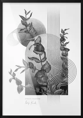 Produktbild von Bilderrahmen Schwarz Matt Fotorahmen Wanddeko Collage Foto Poster 102x72 cm Modern, Design