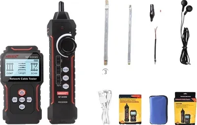 Produktbild von Netzwerkkabeltester, LCD-Display, POE-Spannungsprüfung, NF-8209S