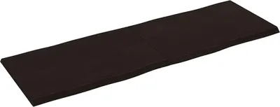 Produktbild von vidaXL Tischplatte 180x60x(2-4) cm Massivholz Behandelt Baumkante