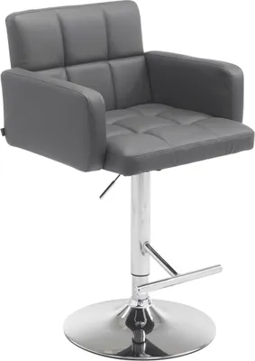 Produktbild von Barhocker HLO-CP69 Kunstleder  grau