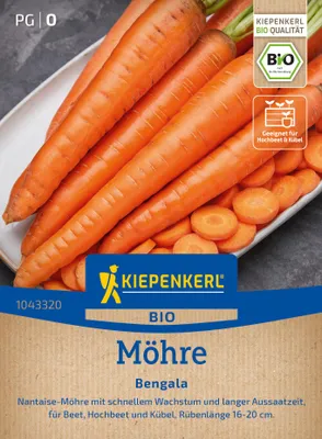Artikelbild 2 von 'BIO Möhre Nantaise-Möhre F1' aus der Kategorie Möhrensamen