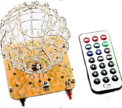 Produktbild von Lötübung LED-Cube-Ball - verschiedene Farben : RGB mit Gehäuse Farbe: RGB Ausführung: mit Gehäuse