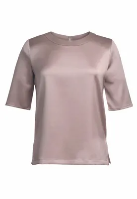 Produktbild von Bluse Ravenna mit kurzen Ärmeln, Rundhalsausschnitt, Stretch, bügelleicht und maschinenwaschbar