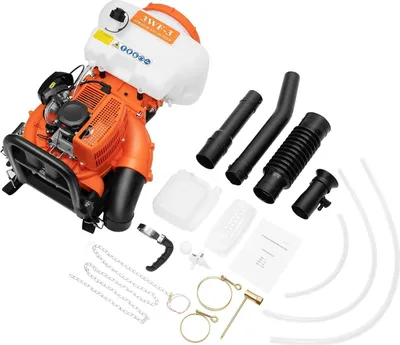 Produktbild von Benzin-Rückenspritze - 41,5 cc 2-Takt Motor - 12 m Sprühweite - Für Pflanzenschutzmittel und Desinfektion - Für Landwirtschaft und Garten