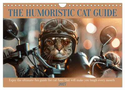 Produktbild von Der humorvolle Katzenkalender (Wandkalender 2027, DIN A4, Querformat), CALVENDO 12-Monats-Wandkalender