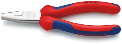 Produktbild von Knipex 20 05 160, Long-nose, Chromium-vanadium steel, Kunststoff, Blue/Red