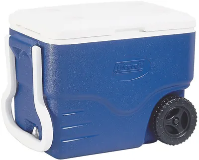 Produktbild von Coleman 40QT Performance Wheeled Kühlbox ,blau/weiß