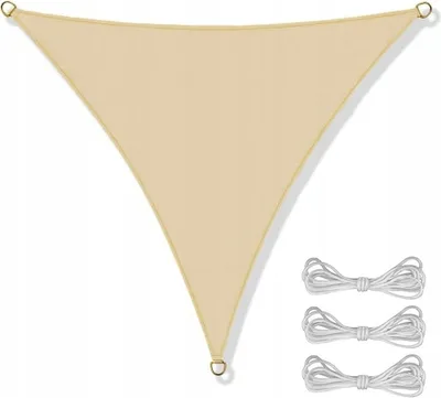Immagine prodotto di Zolta Sun Sail Vela solare impermeabile rettangolare 3,6x3,6 m - Protezione UV per patio giardino terrazza e balcone - Beige