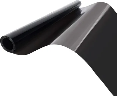 Produktbild von Decomeister Sonnenschutz Fensterfolie – Tönungsfolie Selbstklebend – Sichtschutz Folie – Sonnenschutz – UV–Blocker – 50x300 cm  VLT 5% Super Dark Black