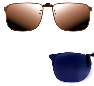 Produktbild von CREYESTAL Polarisiert Sonnenbrillen Aufsatz Brille, Sonnenbrille Clip, Anhebbar und Ultraleicht, Herren, Damen 100% UV400