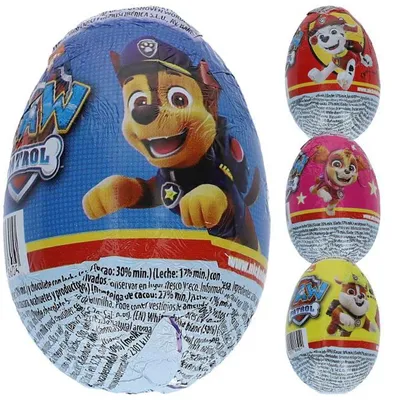 Produktbild von Paw Patrol Überraschungsei 4er Set Schoko-Ei Kinder Spielzeug Sammlung