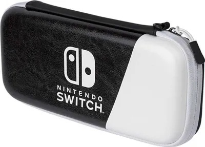Immagine prodotto di PDP Slim Deluxe: Black & White Custodia rigida Nintendo Nero, Bianco