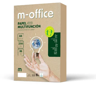 Produktbild von Recyclingpapier DIN A4, 80 g, Papier für Kopierer und Drucker, 1 Packung mit 250 Blatt, 100% Recyclingpapier