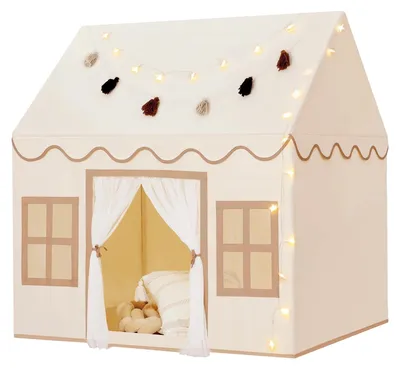 Image de Tente pour enfants avec tapis - Grande tente de jeu pour l'intérieur et l'extérieur, idéale pour les garçons et les filles