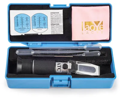Refraktometer Frostschutz für Kühlmittel, Scheibenwasser, Batteriesäure & AdBlue