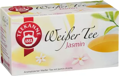 Immagine prodotto di Teiera Tè bianco al gelsomino gusto delicato con aroma naturale 25g