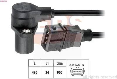 Produktbild von EPS 1.953.156 Kurbelwellensensor Impulsgeber für FIAT Scudo Kastenwagen (220)