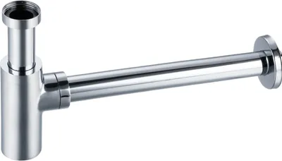 Produktbild von Balneo Universal Siphon für Waschbecken & Waschtisch Messing G1 1/4 rund Chrom