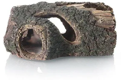 Produktbild von Ibenzoa® Aquarium-Baumstamm aus Harz für Aquarium & Terrarium – naturgetreue Höhle mit mehreren Eingängen, ideales Versteck für Fische & Garnelen