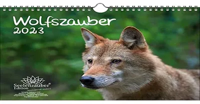 Wandkalender 2023 A4 Wolf und Wölfe, 12 Monate