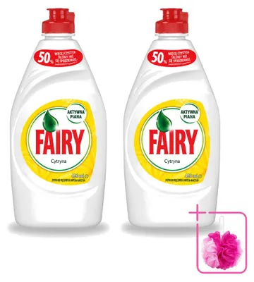 Produktbild von 2 x Fairy Spülmittel Zitrone 450 ml - Sparpackung - 2 Stücke