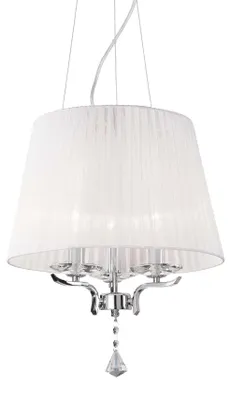 Produktbild von Klassischer Kronleuchter Pegaso Metall Weiß 3 Lichter E14