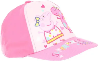 Produktbild von Peppa Wutz Pig Kinder Mädchen  Basecap Baseball Kappe Mütze Gr. 53 – Rosa / 53