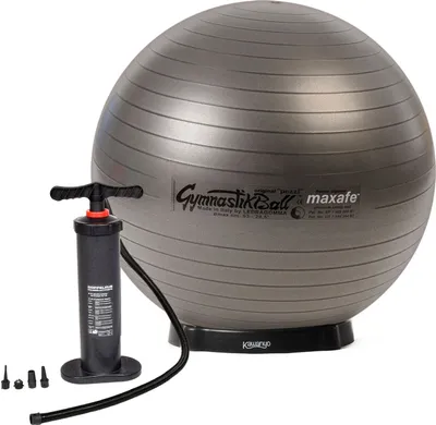 Produktbild von Original Pezzi® Gymnastikball MAXAFE m. Standpumpe u. Ballschale - anthra
