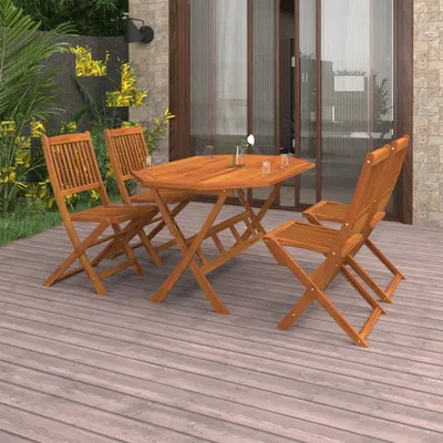 Produktbild von CLORIS 5-tlg. Garten-Essgruppe Massivholz Akazie 3086998