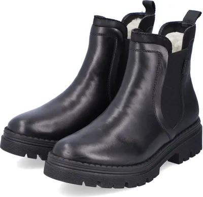 Produktbild von Rieker Damen-Schlupfstiefelette mit Warmfutter Schwarz, Farbe:schwarz, EU Größe:36