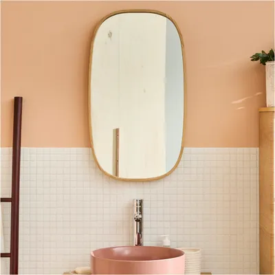Immagine prodotto di Specchio ovale in rovere 40x70cm MELOE