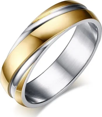 Produktbild von Ring TW-4901 Herrenring in Gold - Größe 67mm KP4901