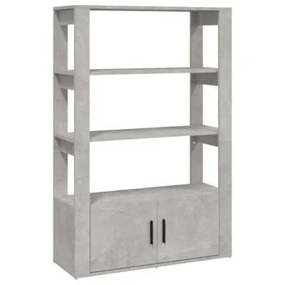 Immagine prodotto di Credenza Grigio Cemento 80x30x119,5 cm in Legno Multistrato